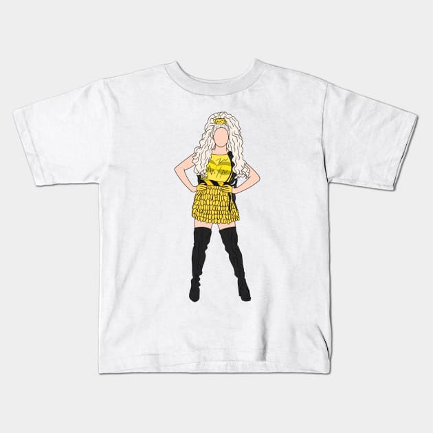 Cheryl Hole Kids T-Shirt by doctorbihcraft